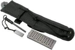 Schrade Frontier 5" Fixed Blade SCHF51M Micarta, 1095 Carbon Steel, Couteau à Lame Fixe Avec Pierre à Aiguiser Et Pierre à Feu -Couteaux Soldes Boutique SCHF51M 08 schrade