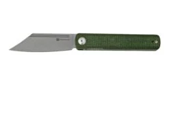SENCUT Bronte SA08B Stonewashed, Green Micarta, Couteau De Poche