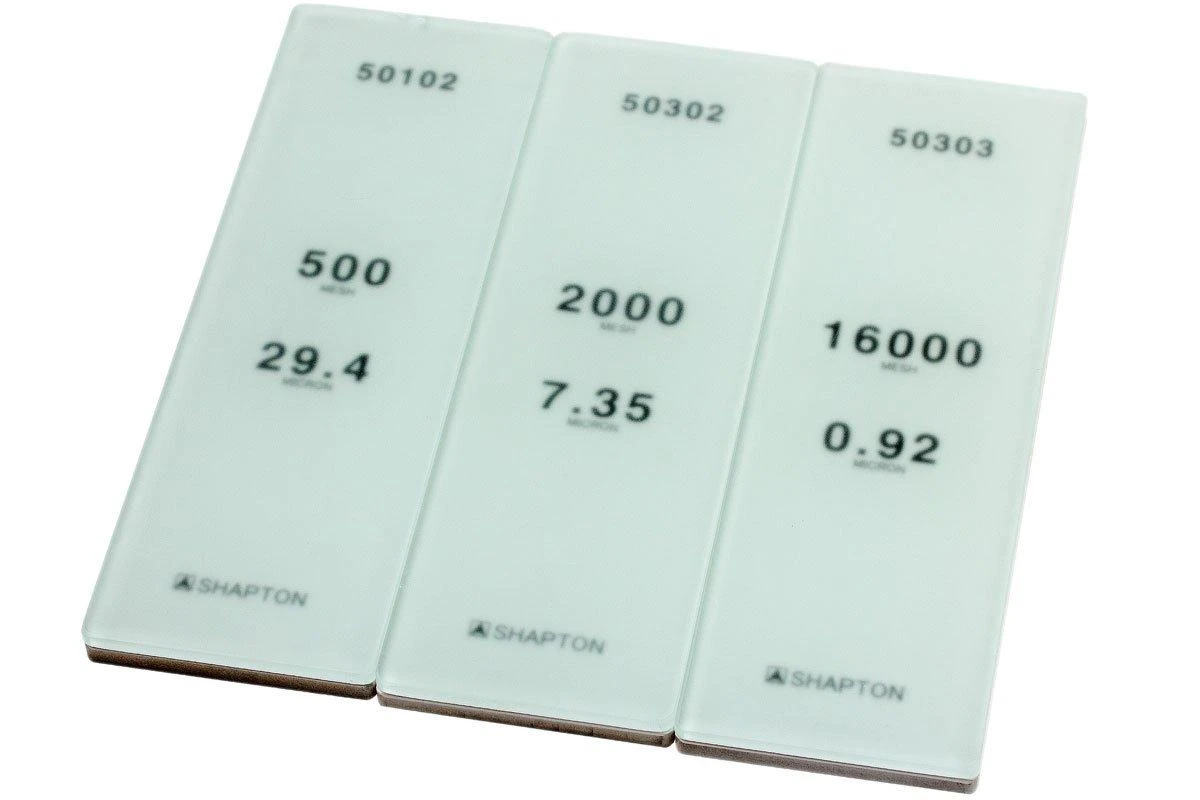 Shapton Glass Stone HR Set Pierres à Aiguiser 500, 2000 Et 16000 Grit, 50408 2 Shapton Glass Stone HR Set Pierres à Aiguiser 500, 2000 Et 16000 Grit, 50408 – Image 2
