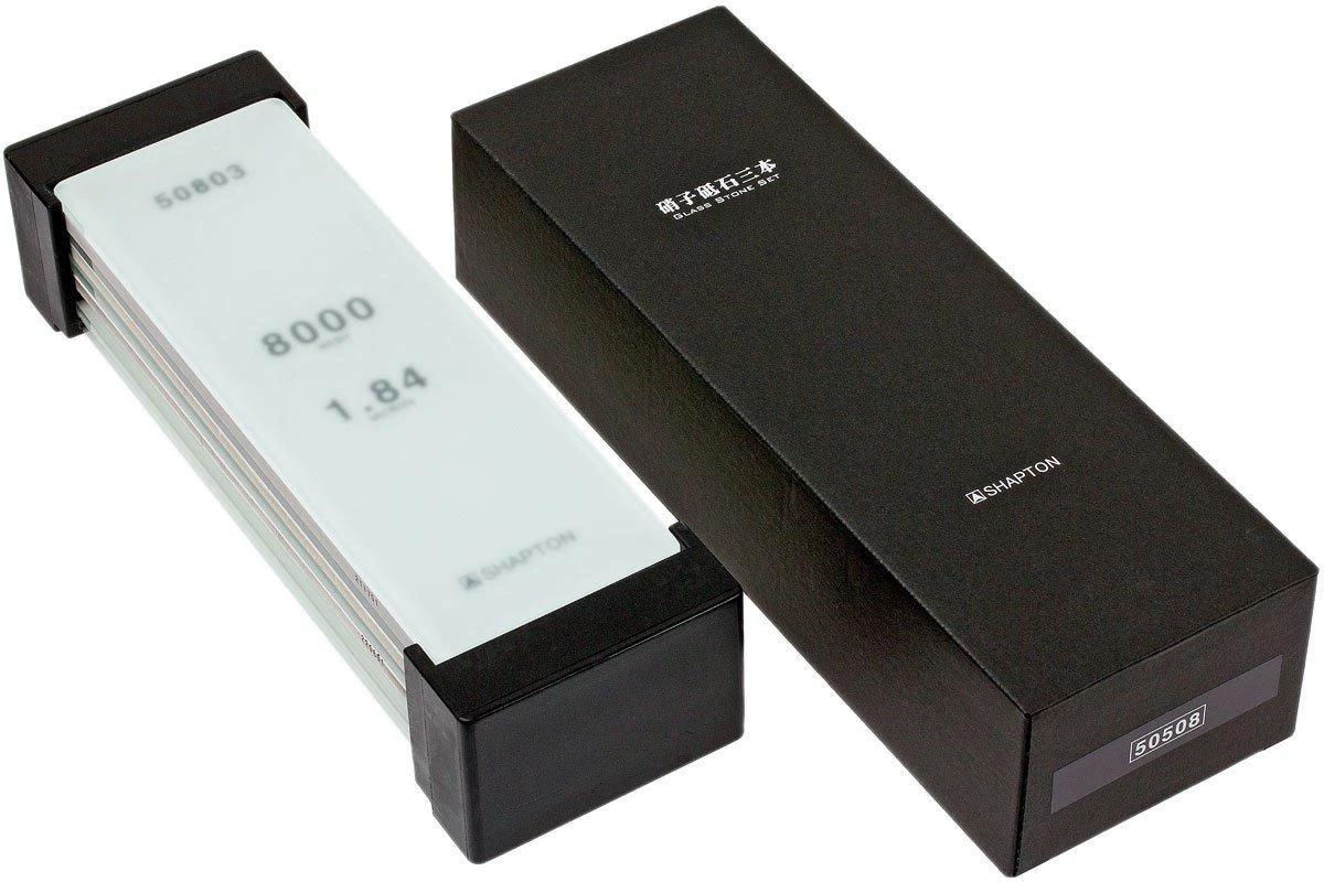 Shapton Glass Stone Set Pierres à Aiguiser 1000, 3000 Et 8000 Grit, 50508 4 Shapton Glass Stone Set Pierres à Aiguiser 1000, 3000 Et 8000 Grit, 50508 – Image 4