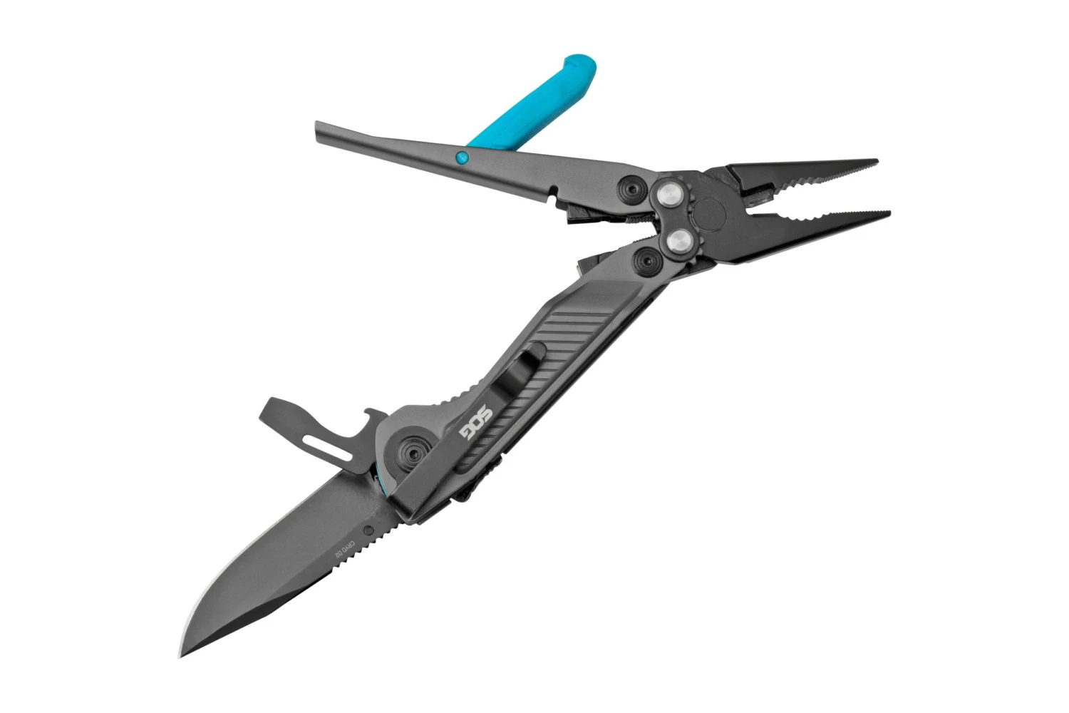 SOG Flash MT Urban Gray & Cyan 29-55-02-41 Multitool 2 SOG Flash MT Urban Gray & Cyan 29-55-02-41 Multitool – Image 2