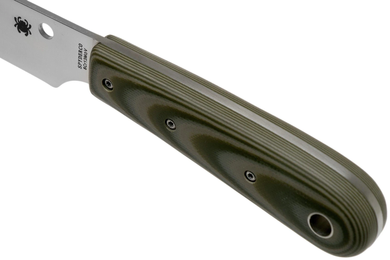 Spyderco Bow River FB64GPOD OD Green Couteau Fixe, Phil Wilson Design 5 Spyderco Bow River FB64GPOD OD Green Couteau Fixe, Phil Wilson Design – Image 5