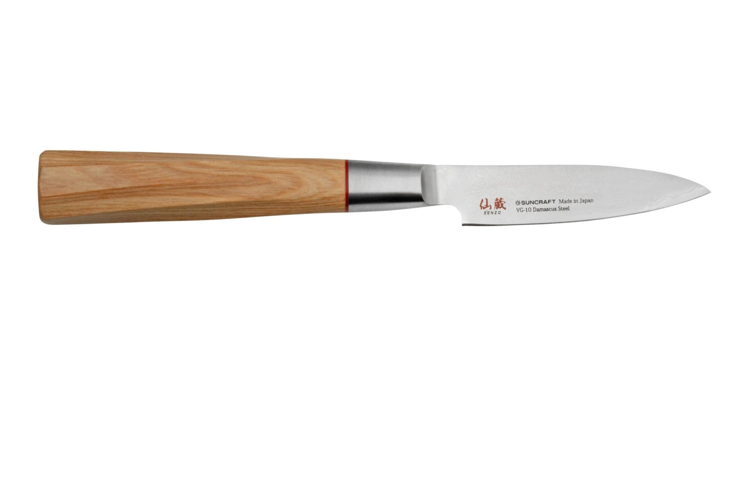 Suncraft Twisted Octagon TO-01 Couteau à éplucher 8 Cm 2 Suncraft Twisted Octagon TO-01 Couteau à éplucher 8 Cm – Image 2