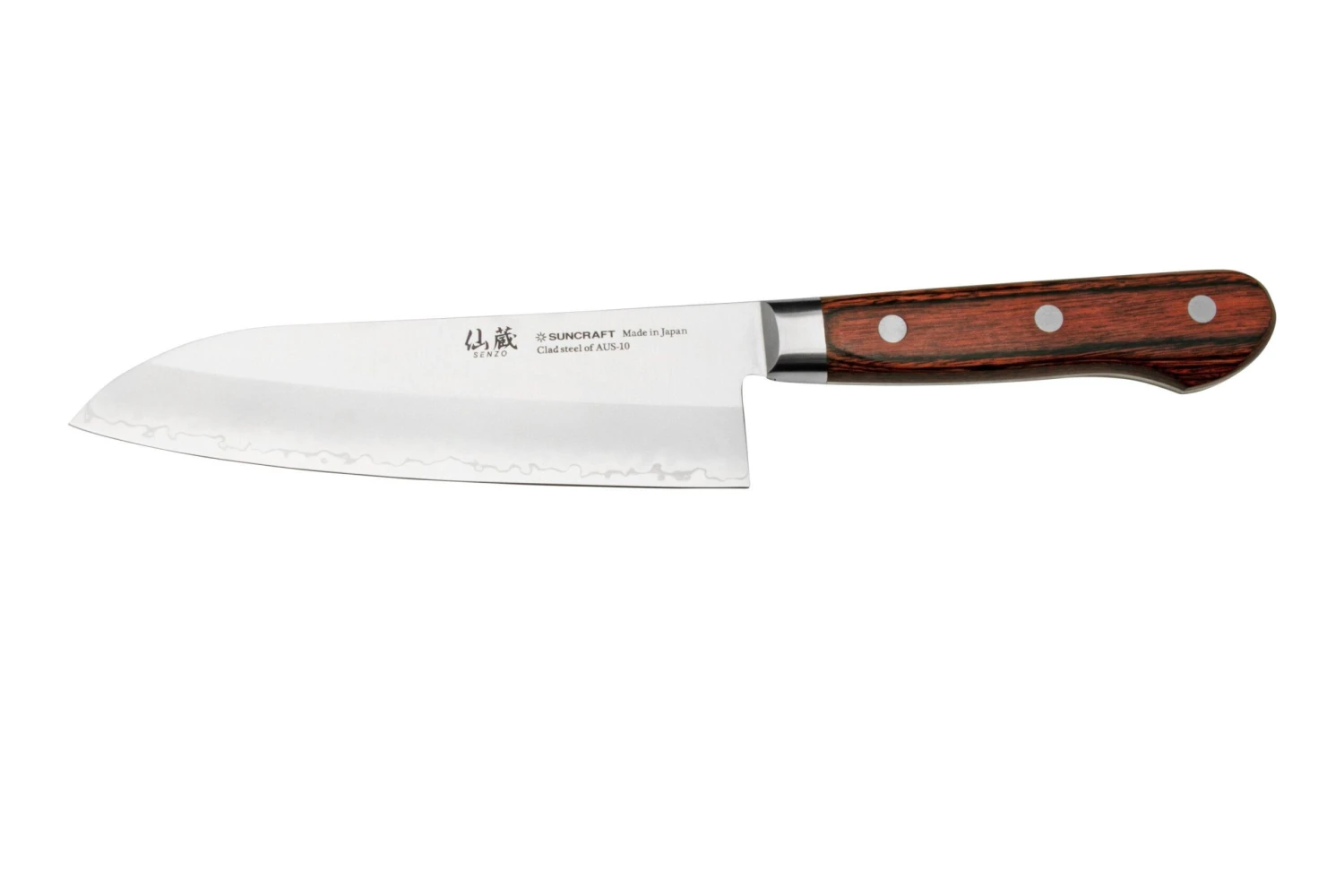 Suncraft Senzo Clad AS-01 Couteau Santoku 16,5 Cm 1 Suncraft Senzo Clad AS-01 Couteau Santoku 16,5 Cm