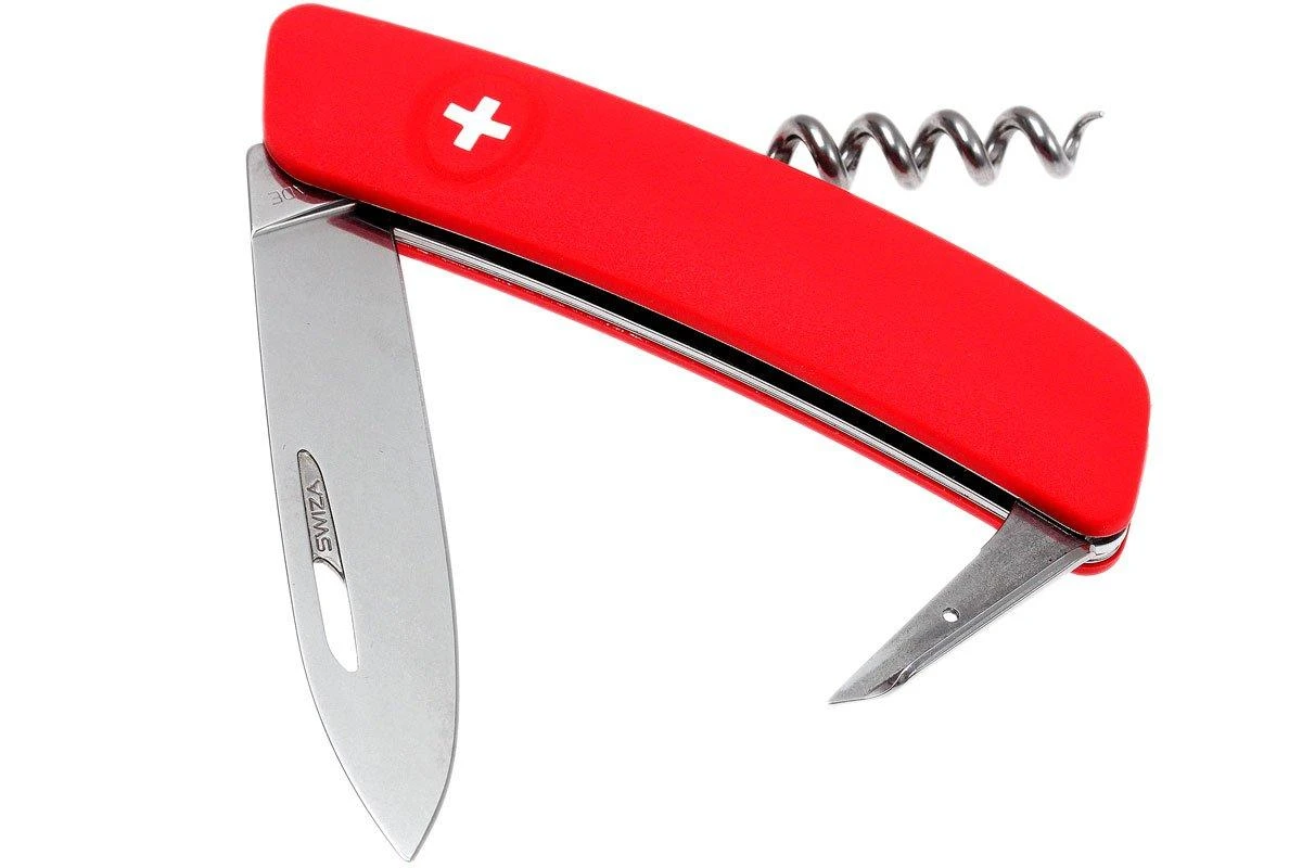 Swiza D01 Couteau De Poche Suisse - Rouge 1 Swiza D01 Couteau De Poche Suisse - Rouge