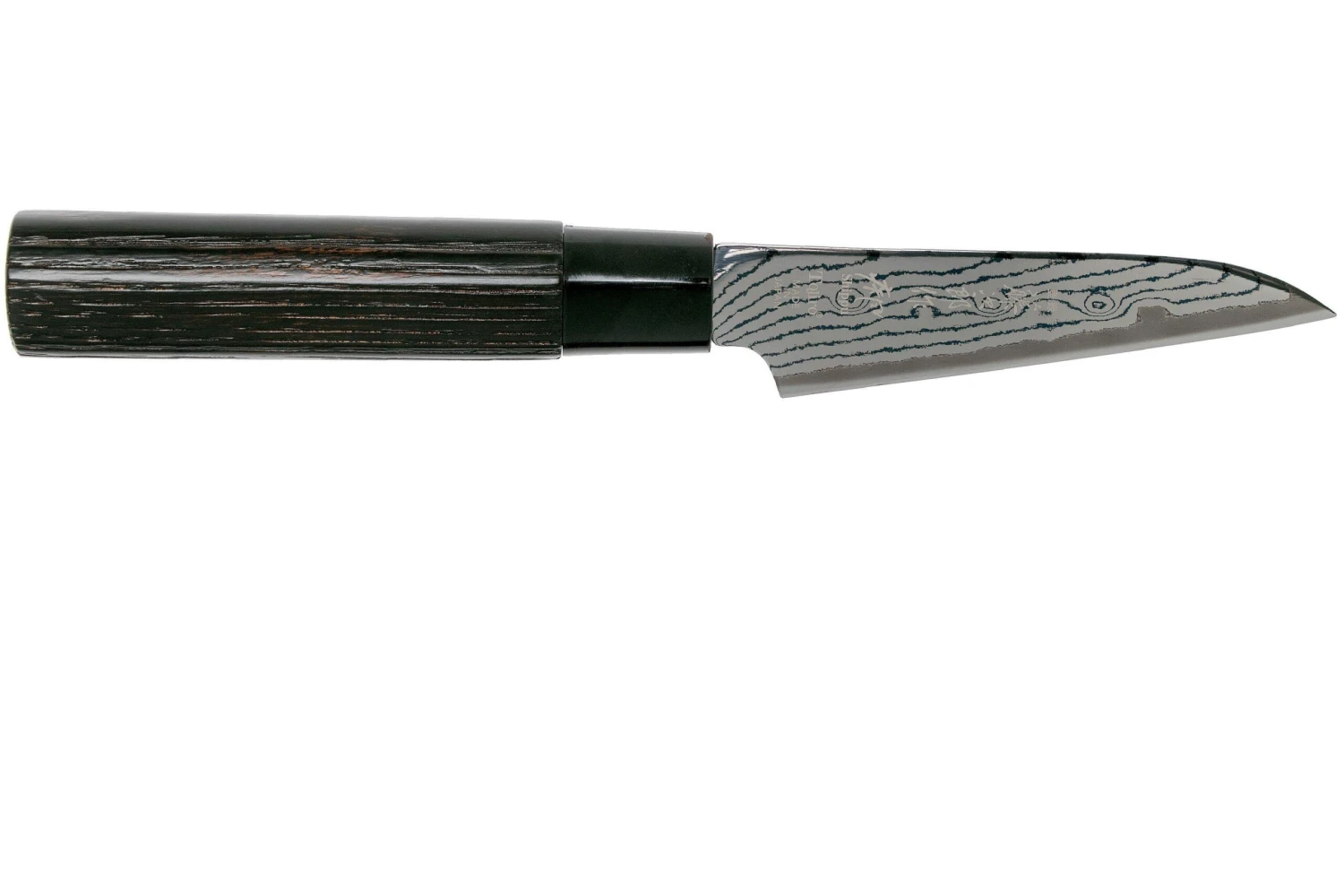 Tojiro Shippu Black Damascus Couteau D'office (Petty) 9 Cm, FD-1591 2 Tojiro Shippu Black Damascus Couteau D'office (Petty) 9 Cm, FD-1591 – Image 2