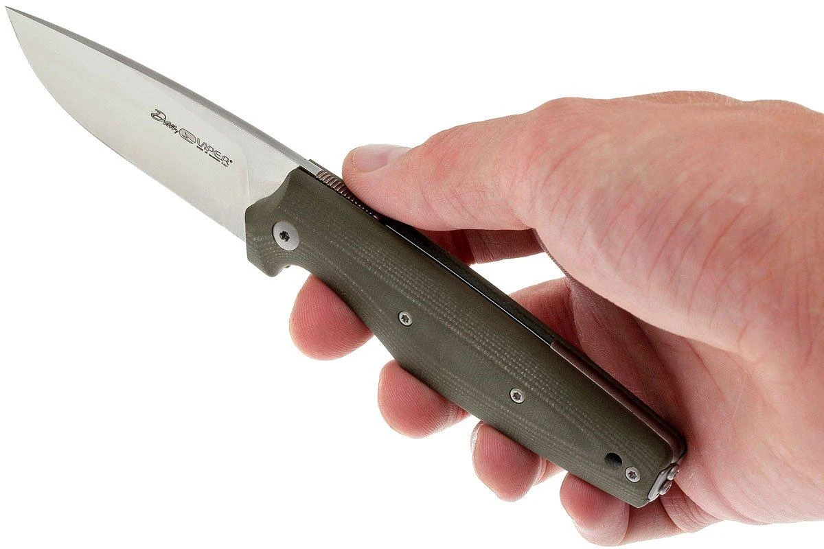 Viper Dan 1 5928GGR Green G10 N690, Drop-point 7 Viper Dan 1 5928GGR Green G10 N690, Drop-point – Image 7