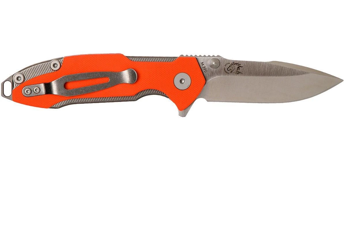 Viper Storm V5954GO Orange G10 - Satin, Rick Hinderer Design 2 Viper Storm V5954GO Orange G10 - Satin, Rick Hinderer Design – Image 2