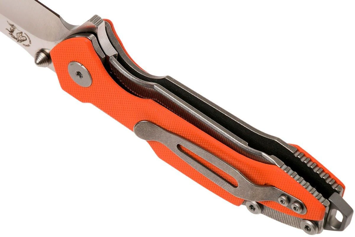 Viper Storm V5954GO Orange G10 - Satin, Rick Hinderer Design 5 Viper Storm V5954GO Orange G10 - Satin, Rick Hinderer Design – Image 5