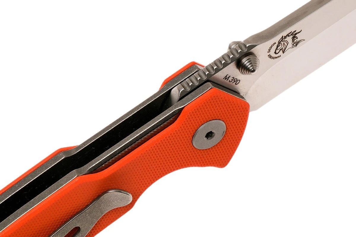 Viper Storm V5954GO Orange G10 - Satin, Rick Hinderer Design 6 Viper Storm V5954GO Orange G10 - Satin, Rick Hinderer Design – Image 6