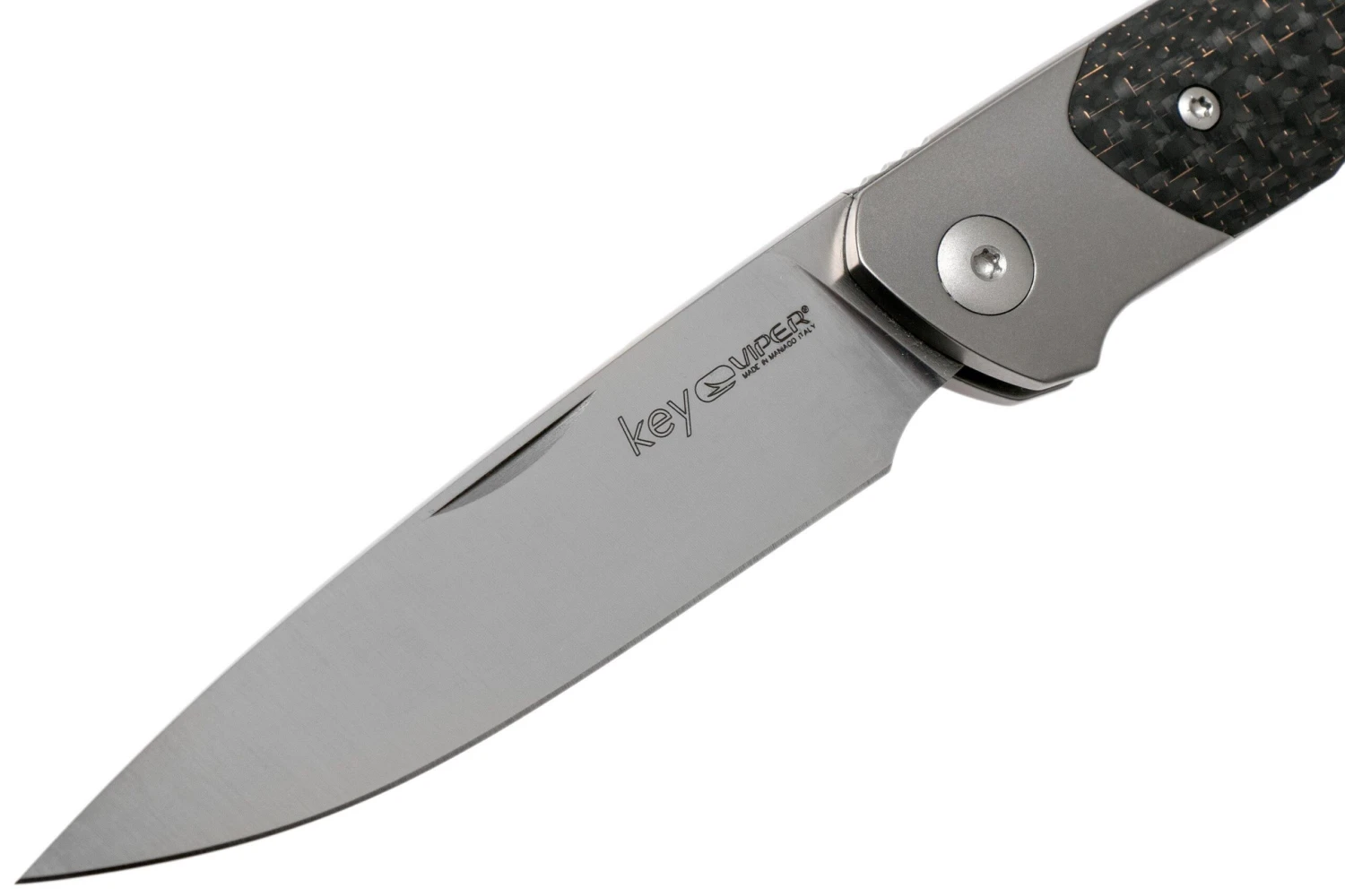Viper Key V5978FCB Bolster Copper Carbonfiber Couteau De Poche, Jesper Voxnaes Design 3 Viper Key V5978FCB Bolster Copper Carbonfiber Couteau De Poche, Jesper Voxnaes Design – Image 3