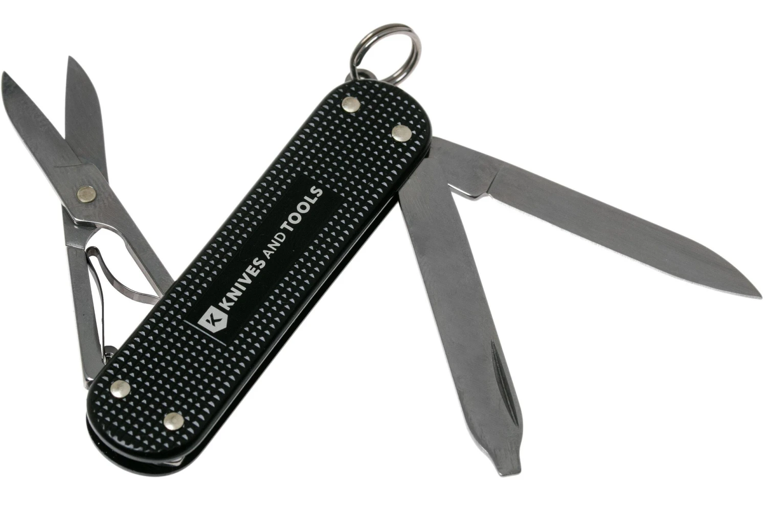 Victorinox Classic Alox Black 0.6221-23R4.KTE1 Knivesandtools Edition, Couteau Suisse 2 Victorinox Classic Alox Black 0.6221-23R4.KTE1 Knivesandtools Edition, Couteau Suisse – Image 2