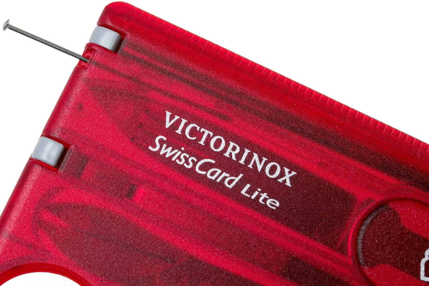 Victorinox SwissCard Lite Rouge Transparent 0.7300.T 3 Victorinox SwissCard Lite Rouge Transparent 0.7300.T – Image 3