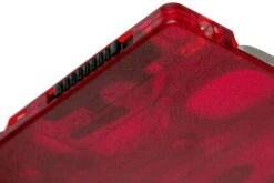 Victorinox SwissCard Lite Rouge Transparent 0.7300.T 8 Victorinox SwissCard Lite Rouge Transparent 0.7300.T -Couteaux Soldes Boutique VT0 7300 T 04 victorinox