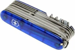 Victorinox Swisschamp Transparent Bleu 1.6795.T2 Couteau Suisse 16 Victorinox Swisschamp Transparent Bleu 1.6795.T2 Couteau Suisse -Couteaux Soldes Boutique VT1 6795 T2 08 victorinox swisschamp 33 blauw transparant vt1 6795 t2 d8