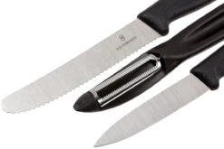 Victorinox SwissClassic Couteaux à Légumes Noir, Ensemble De 3, 6.7113.31 -Couteaux Soldes Boutique VT6 7113 31 03 victorinox vt6 7113 31 03