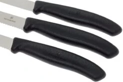 Victorinox SwissClassic Couteaux à Légumes Noir, Set De 3, 6.7113.3 6 Victorinox SwissClassic Couteaux à Légumes Noir, Set De 3, 6.7113.3 -Couteaux Soldes Boutique VT6 7113 3 03 victorinox groentemesset vt6 7113 3 03