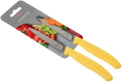 Victorinox SwissClassic Couteaux à Légumes Jaunes 10 Cm, Set De 2 Dont 1 Normal Et 1 Dentelé, VT6-7796-L8B -Couteaux Soldes Boutique VT6 7796 L8B 06 victorinox swissclassic