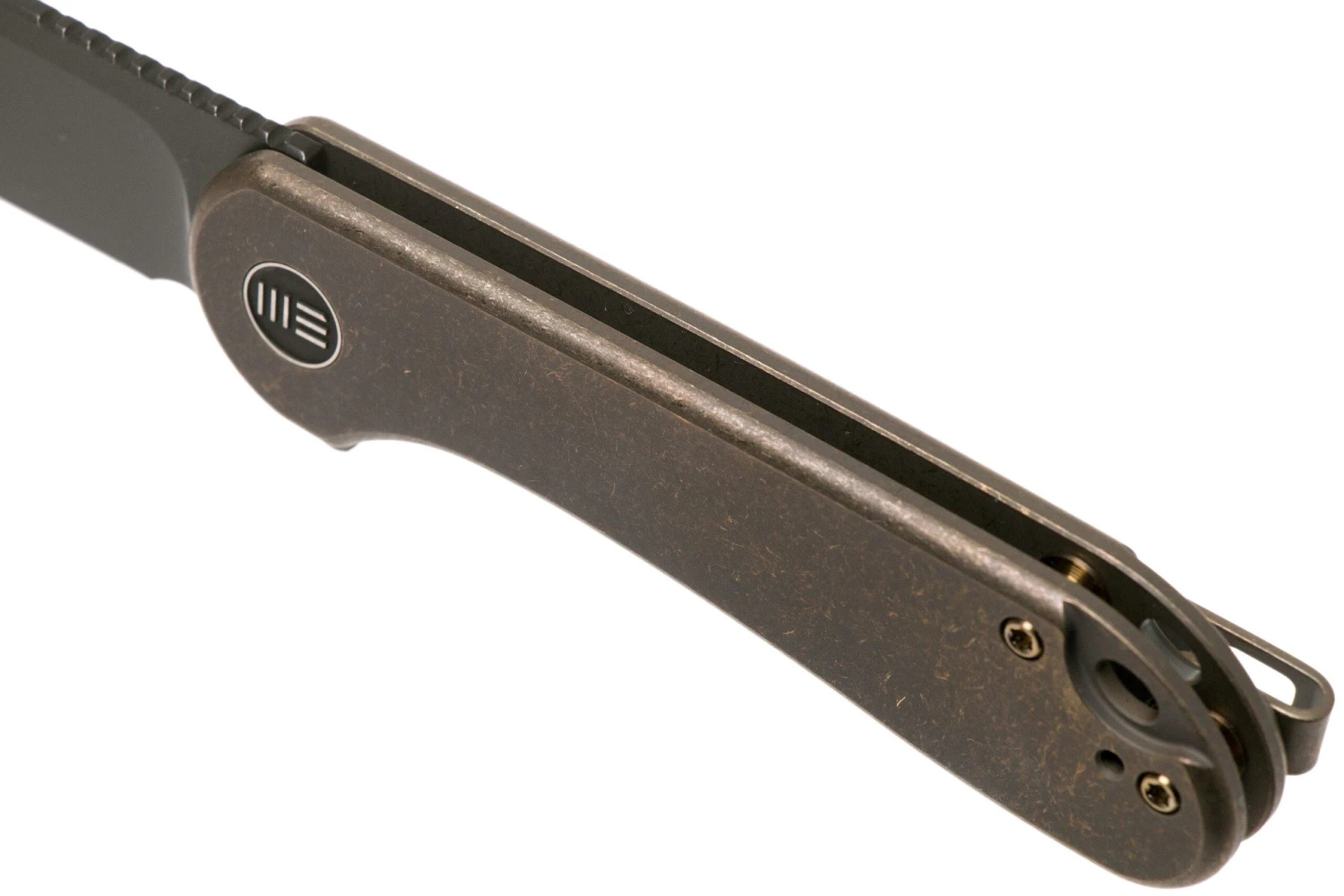 WE Knife Elementum WE18062X-4 Blackwashed, Bronze Titanium Couteau De Poche 7 WE Knife Elementum WE18062X-4 Blackwashed, Bronze Titanium Couteau De Poche – Image 7