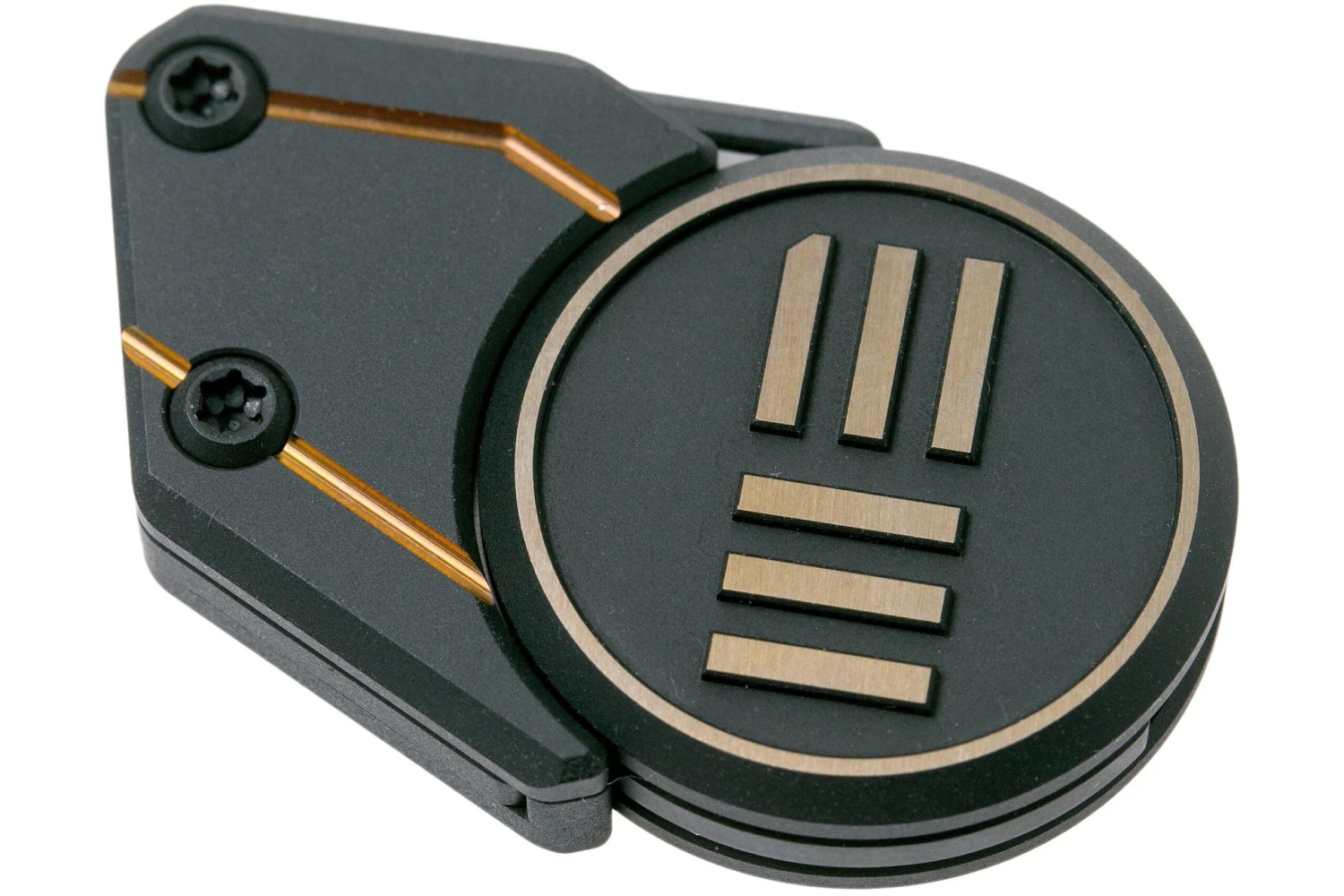 WE Knife Quark WE20021-1 Gold Couteau De Cou, Ostap Hel Design 3 WE Knife Quark WE20021-1 Gold Couteau De Cou, Ostap Hel Design – Image 3