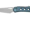 WE Knife Vision R 21031-3 Blue Titanium, Silver Bead Blasted Couteau De Poche, Snecx Design
