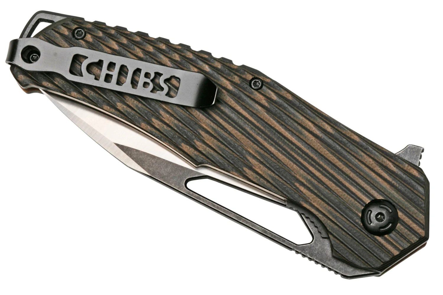 Willumsen Chibs CH21TTA Tan & Black, Couteau De Poche 4 Willumsen Chibs CH21TTA Tan & Black, Couteau De Poche – Image 4