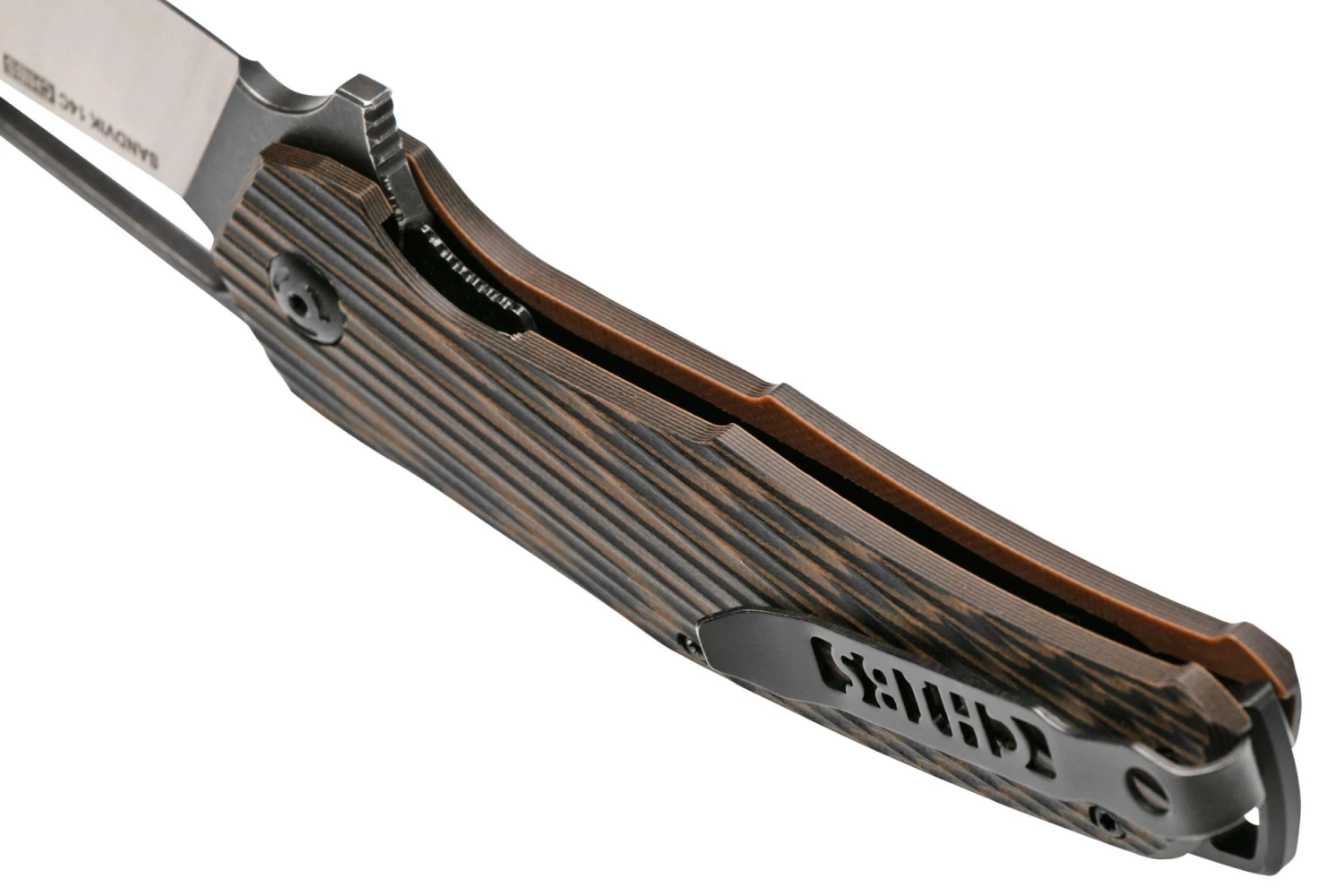 Willumsen Chibs CH21TTA Tan & Black, Couteau De Poche 5 Willumsen Chibs CH21TTA Tan & Black, Couteau De Poche – Image 5