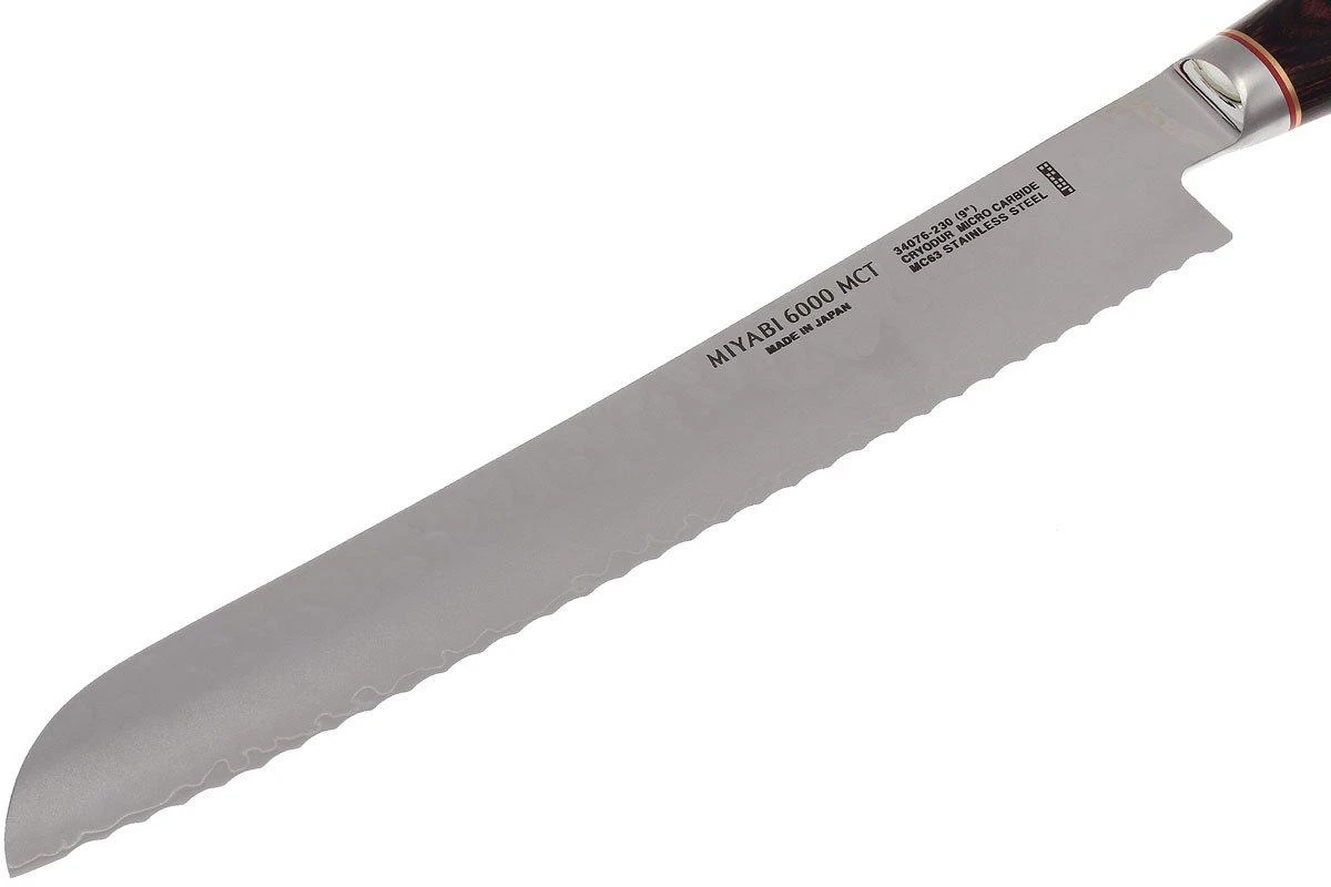 Miyabi 6000MCT Couteau à Pain, 23 Cm, 34076-231 Par Zwilling 2 Miyabi 6000MCT Couteau à Pain, 23 Cm, 34076-231 Par Zwilling – Image 2